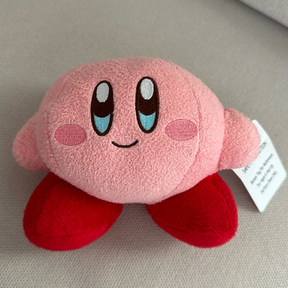 KIRBY NINTENDO MINI JUNIOR PLUSH NEW WITH TAG APPROX 6”